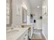 Bright bathroom with double sinks and modern fixtures offering a clean, fresh design at 2333 E Egret Ct, Gilbert, AZ 85234