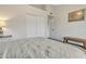 Bedroom showcases neutral walls, carpet, and closet storage at 2333 E Egret Ct, Gilbert, AZ 85234