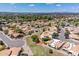 Neighborhood aerial view of the home highlighting the community's green spaces and residential layout at 2369 W Shawnee Dr, Chandler, AZ 85224
