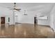Expansive living room showcasing abundant space and seamless flow into adjacent areas at 2633 S El Dorado Dr, Mesa, AZ 85202