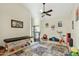 Bright, well-equipped home gym with workout machines, dumbbells, and ample space for exercise at 3295 S Ambrosia Dr, Chandler, AZ 85248
