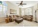 Comfortable living room featuring natural light, carpet, and recliner sofas at 3295 S Ambrosia Dr, Chandler, AZ 85248