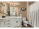 Cozy bathroom featuring tiled flooring and a shower and tub combination at 3754 E Flintlock Dr, Queen Creek, AZ 85142