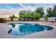 Stunning pool offers a refreshing escape with a beautiful landscape backdrop at 4637 W Misty Willow Ln, Glendale, AZ 85310