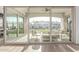 Inviting covered patio with comfortable seating and views of the manicured backyard at 5228 S 106Th Pl, Mesa, AZ 85212