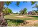 Expansive grassy park featuring mature shade trees and views of nearby homes, creating a community gathering space at 7236 W Aurora Dr, Glendale, AZ 85308