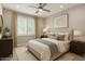 Serene bedroom with soft textures, window with coverings, and coordinated decor at 7251 E Portobello Ave, Mesa, AZ 85212