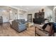 Inviting living room with hardwood floors and an open floor plan great for entertaining at 11013 E Decatur St, Mesa, AZ 85207