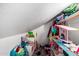 Walk-in closet with storage for clothes, toys and more at 2040 S Longmore -- # 9, Mesa, AZ 85202