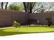 Backyard putting green with artificial turf, ideal for leisure and practice at 2425 W Woburn Ln, Phoenix, AZ 85085