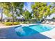 Backyard features a pool and lounge area at 3027 W Wescott Dr, Phoenix, AZ 85027