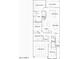 Detailed floor plan showcasing the layout of the home including the kitchen, bedrooms, and living spaces at 3238 E Outlaw Ln, San Tan Valley, AZ 85140
