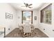 Bright dining area featuring a round table, chairs, and large windows at 3810 S Star Canyon Dr, Gilbert, AZ 85297