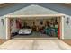 An open garage showing a clean floor and the potential for storage and vehicle parking at 3850 E Robert St, Gilbert, AZ 85295