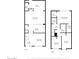 Detailed floorplan showcasing the layout of the home, including room dimensions and spatial relationships between rooms at 3930 W Monterey St # 136, Chandler, AZ 85226
