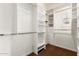 Walk-in closet featuring shelving, drawers, and ample storage at 3935 E Rough Rider Rd # 1183, Phoenix, AZ 85050