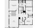 Upstairs floor plan features main bedroom, two additional bedrooms, a loft, and a conveniently located laundry room at 4064 E Ghost Flower Ln, San Tan Valley, AZ 85140