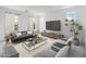 Inviting living room with stylish furniture, modern decor, and ample natural light at 4064 E Ghost Flower Ln, San Tan Valley, AZ 85140