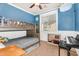 Bedroom features a bunk bed, neutral colors, and plenty of natural light at 4355 E Cullumber St, Gilbert, AZ 85234
