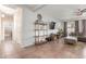 Inviting living room with neutral colors, tile floors, and comfortable furnishings at 5635 W Pecan Rd, Laveen, AZ 85339