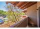 Balcony with view of mature trees at 5757 W Eugie Ave # 2084, Glendale, AZ 85304