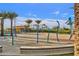Community splash pad with different interactive features to keep children cool and entertained at 5919 S Banning St, Gilbert, AZ 85298