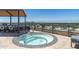 Rooftop hot tub with stunning city views, surrounded by comfortable seating at 7175 E Camelback Rd # 510, Scottsdale, AZ 85251
