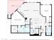Detailed floor plan showcasing the layout, including the balcony, living room, bedroom, kitchen, and walk-in closet at 7601 E Indian Bend Rd # 3002, Scottsdale, AZ 85250