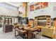 Impressive lobby featuring soaring ceilings, stylish decor, and ample seating for residents and guests to enjoy at 7601 E Indian Bend Rd # 3002, Scottsdale, AZ 85250