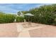 Private backyard patio area, ready for outdoor entertaining and relaxation at 8337 E Desert Trl, Mesa, AZ 85208