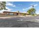 Exterior view of recreation building with parking, landscape, and architectural detail at 8337 E Desert Trl, Mesa, AZ 85208