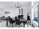 Elegant dining area with modern chandelier and stylish decor at 1215 W Wahalla W Ln, Phoenix, AZ 85027