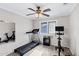 Exercise room features a treadmill, stationary bike, and a wall mirror at 1215 W Wahalla W Ln, Phoenix, AZ 85027