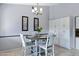 Cozy dining area with chandelier lighting perfect for Gathering meals at 14801 S 8Th St, Phoenix, AZ 85048