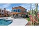 Outdoor oasis with a large patio, a refreshing pool, and views of native desert landscaping at 15020 S 25Th St, Phoenix, AZ 85048