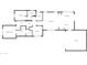 Detailed floor plan showcasing the layout of the home, including bedrooms, bathrooms, kitchen, living room, and garage at 15369 W Wethersfield Rd, Surprise, AZ 85379