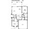 Detailed floor plan featuring detached patio homes with dimensions, showing layout and room locations at 17162 N Winding Trl, Surprise, AZ 85374