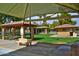 Inviting community park featuring covered picnic areas, benches, and well-kept landscaping at 17162 N Winding Trl, Surprise, AZ 85374
