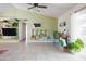 Open-concept living room with plenty of natural light and stylish decor at 1810 N Sunaire Cir, Mesa, AZ 85205