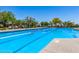 Bright swimming pool with trees and lounge chairs at 1919 W Plum Rd, Phoenix, AZ 85085