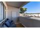 Cozy balcony with bench seating and an open view of the surrounding area at 1941 S Pierpont Dr # 1099, Mesa, AZ 85206