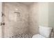 Updated bathroom with a tiled shower and neutral color palette at 2146 W Isabella Ave # 131, Mesa, AZ 85202