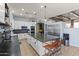 Well-lit kitchen with stainless appliances, a wooden island, and ample counter space at 3019 W Trail Dr, Phoenix, AZ 85086