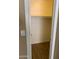Bedroom closet offers ample space for storage with built in rod and shelf at 3131 W Cochise Dr # 218, Phoenix, AZ 85051