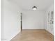 Dining room featuring bare white walls and hardwood floors at 3616 E Fairmount Ave, Phoenix, AZ 85018