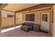 Covered patio offering an outdoor lounge area at 635 N Yale Dr, Gilbert, AZ 85234