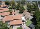 Aerial view of a home and its putting green, offering community greenspace, close to the house at 7512 W Tonto Dr, Glendale, AZ 85308