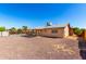 The house has a covered patio and gravel landscaping in the backyard at 9118 W Cameron Dr, Peoria, AZ 85345