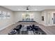 Elegant billiard room with a stylish pool table, modern lighting, and ample space for recreation at 10240 N 34Th Pl, Phoenix, AZ 85028