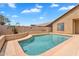 Beautiful backyard pool with tiled edging, offering a refreshing oasis for leisure and recreation at 10809 W Harmony Ln, Peoria, AZ 85373